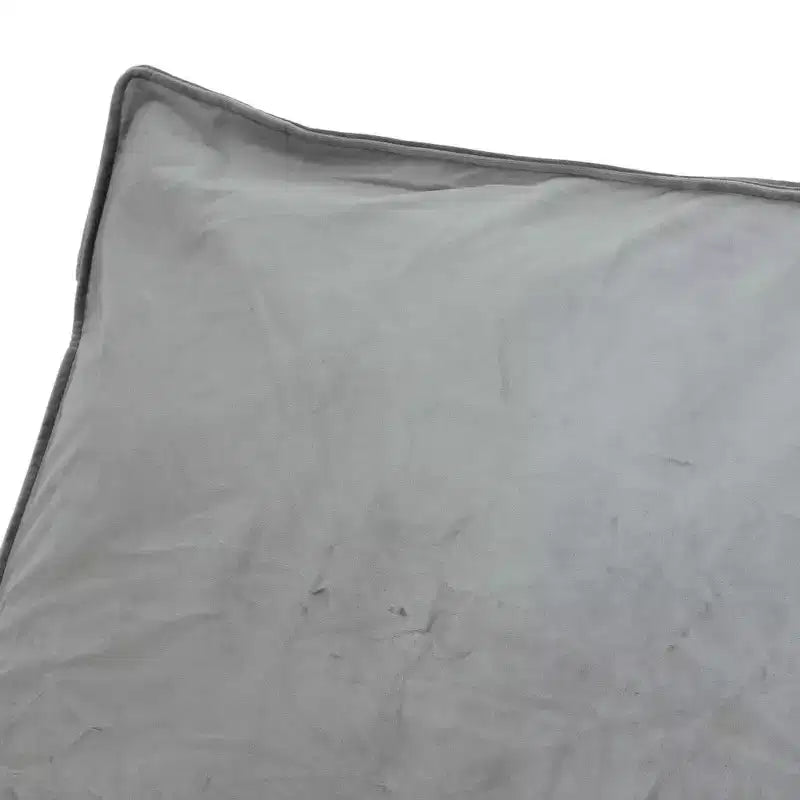 Divano a sacco a 2 posti in velluto con braccioli e fodera rimovibile – Divano da pavimento per soggiorno o camera da letto