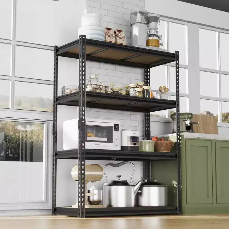 Karl Home Rack Storage Shelf 4 Layers Adjustable Spacing Steel