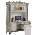 89" Vendome Desks Antique Pearl Finish - Acme Furniture: Wood Composite, Open Storage Shelf, No Tools Assembly