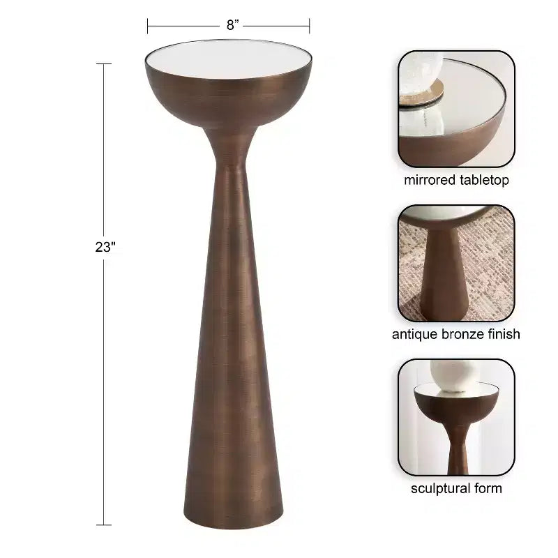 Tavolino da cocktail a specchio Chandon