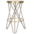 Lorna Gold Leaf Counter Stool - FOX3255 - Safavieh Couture