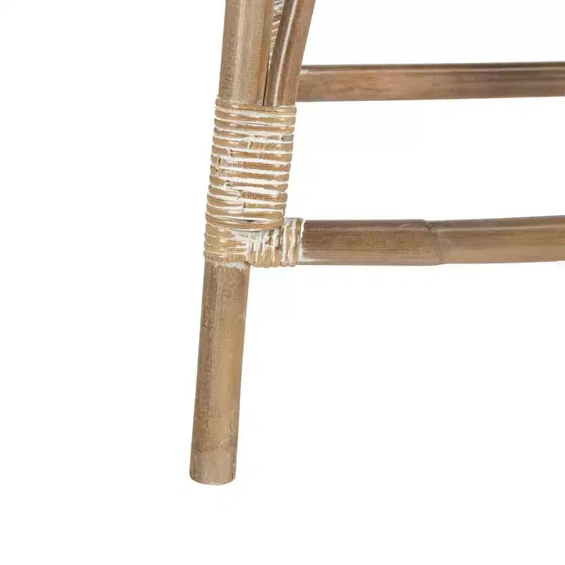 Sgabello da bancone in rattan
