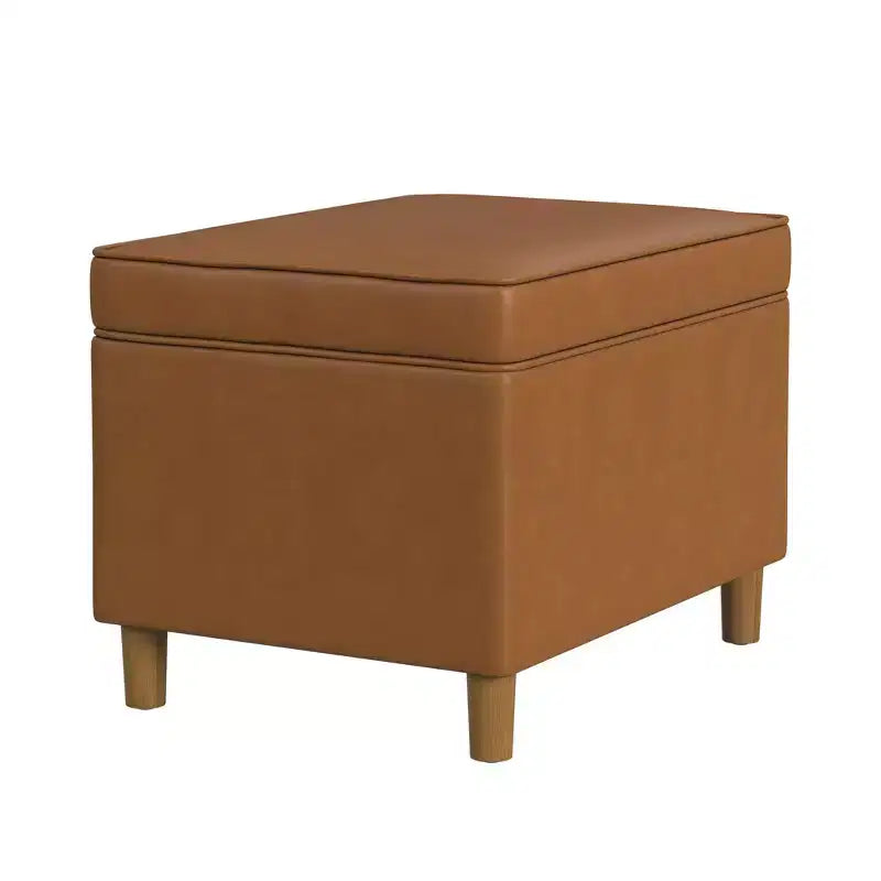 Pouf contenitore con coperchio da 24"