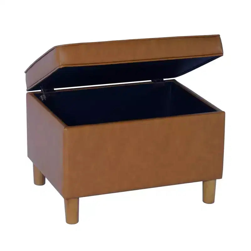 Pouf contenitore con coperchio da 24"