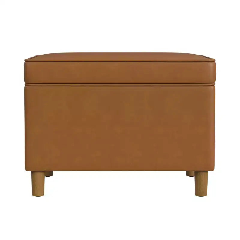 Pouf contenitore con coperchio da 24"