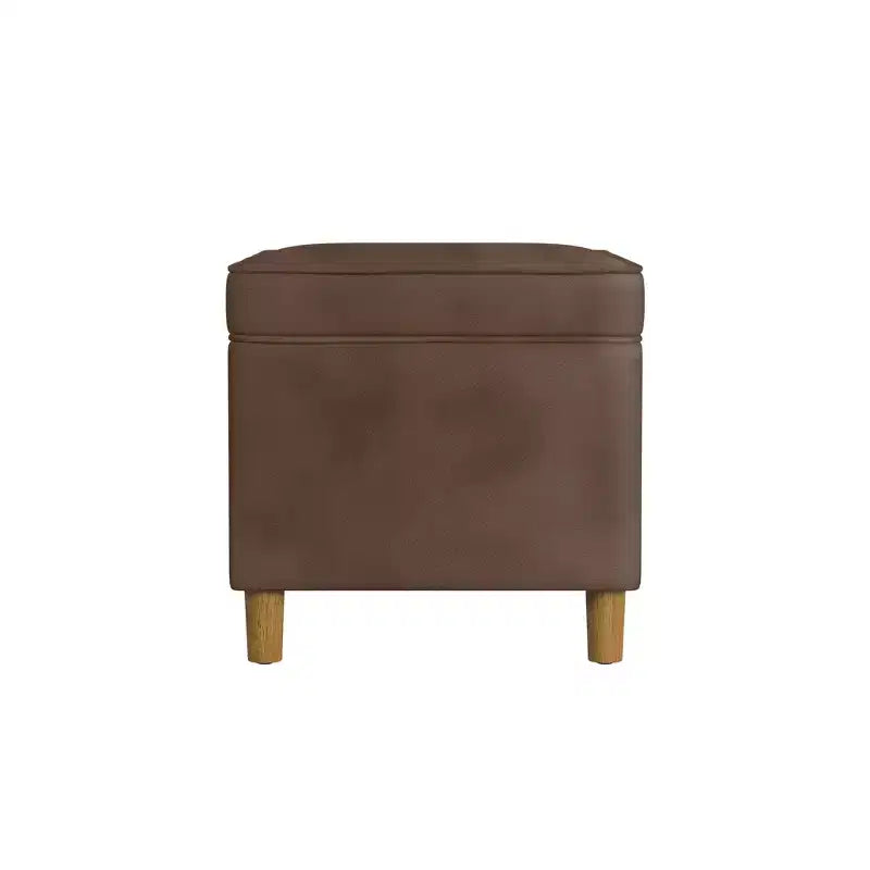 Pouf contenitore con coperchio da 24"
