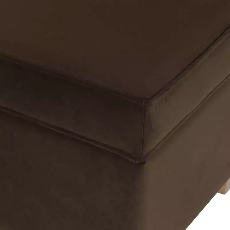 Pouf contenitore con coperchio da 24"
