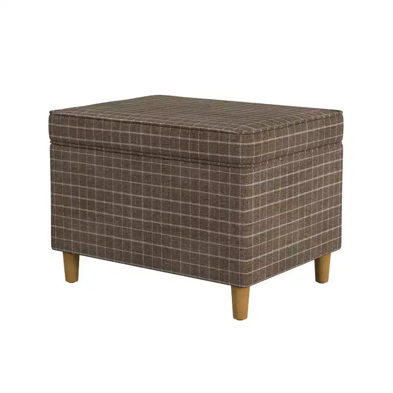 Pouf contenitore con coperchio da 24"