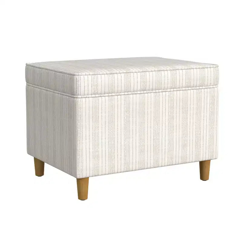 Pouf contenitore con coperchio da 24"